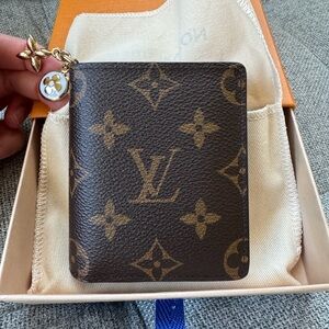 Louis Vuitton charm pocket wallet azure